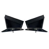 Under Tray Toolbox 600mm x 210mm -260mm x 450mm Black OZY-UB600B