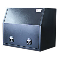 Full Lid 1000mm x 600mm x 820mm Black OZY-1068FDB 