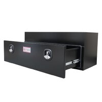 Undertray 1200mm x 500mm x 500mm With Drawer Black OZY-1255UFP-DB 
