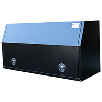 Full Lid 1700mm x 600mm x 820mm OZY-1768FDB-Q Black - QLD Warehouse