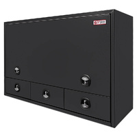 Truck Box 1900mm x 600mm x 1200m Pro-Series OZY-1961FP-3D-B Black