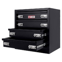 Drawers Black 600mm x 430mm x 620mm OZY-644DB-4