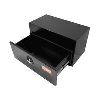 Undertray 900mm x 500mm x 500mm With Drawer Black OZY-955FP-DB 
