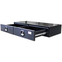 Drawers 1400mm x 600mm x 250mm Black OZY-D2B-1400 