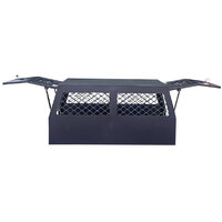 Dog Cage 1780mm x 700mm x 850mm Black OZY-DBBLK 