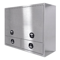 Half Lid Truck Toolbox with 2 External Drawers