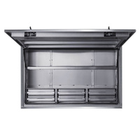 Full Lid Truck Toolbox with 6 Drawers - Flat Plate