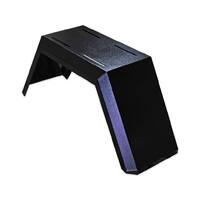 Flared Mud Guard - Black Alloy Pair OZY-MUDGB