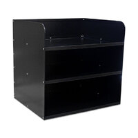 Aluminium 3 Tier Shelf Unit Black OZY-SBUNIT