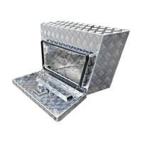 Under Tray Toolbox 750mm x 230mm x 400mm Checker Plate OTC-724C
