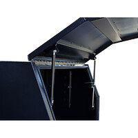 Full Lid 1400mm x 600mm x 820mm Black OZY-1468FDB-P - Perth Warehouse