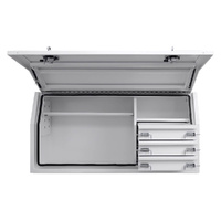 Built-in Drawers 1700mm x 600mm x 820mm White OZY-1768FD-3W-Q QLD Warehouse
