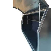 Full Lid 1700mm x 600mm x 820mm OZY-1768FDB-Q Black - QLD Warehouse
