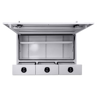 Truck Box 1900mm x 600mm x 1200m Pro-Series OZY-1961FP-3D-W White