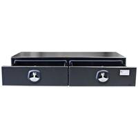 Drawers 1400mm x 600mm x 250mm Black OZY-D2B-1400 