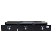 Drawers 1700mm x 600mm x 250mm OZY-D3B-1700 Black