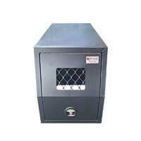 Dog Cage 1780mm x 700mm x 850mm Black OZY-DBBLK 