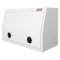 Full Side Opening UTE Toolbox with 4 Built-in Drawers - White