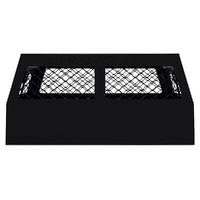 Aluminium Dog Cage - Black