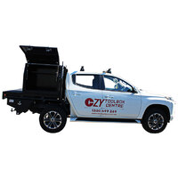 Full Lid 1000mm x 600mm x 820mm Black OZY-1068FDB 