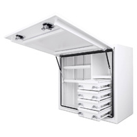 Truck Box 1400mm x 600mm x 1200m Pro-Series OZY-1461FP-4D-W White