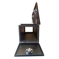 Top Lid 1500mm x 500mm x 500mm Black  OZY-1555FPB