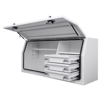 Built-in Drawers 1700mm x 600mm x 820mm White OZY-1768FD-3W-Q QLD Warehouse