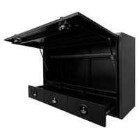Truck Box 1900mm x 600mm x 1200m Pro-Series OZY-1961FP-3D-B Black
