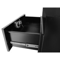 Undertray 900mm x 500mm x 500mm OZY-955FP-DB With Drawer Black