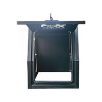 Dog Cage 1780mm x 700mm x 850mm Black OZY-DBBLK 