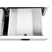 Truck Box Half Lid 3 External Drawers 1900 x 600 x 1200 White OTC-1961A-W 