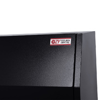 Full Lid 1400mm x 600mm x 820mm Black OZY-1468FDB-P - Perth Warehouse