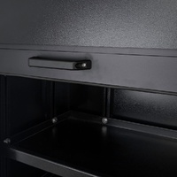 Truck Box 1900mm x 600mm x 1200mm Roller Shutter Black OZY-1961RS-B