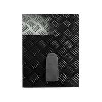 Aluminium Caravan Box with Generator and BBQ Slide - Black