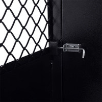 Aluminium Dog Cage - Black