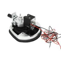 12V Electric Central Locking Whale Tail Pad Lockable Compression Lock STUD Mount Black - OZY-WTLOCKALLB