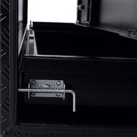 Aluminium Trailer Caravan Toolbox With Generator,  BBQ Slide Black OTC-1756B-P Perth Warehouse