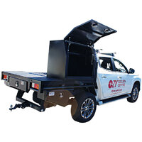 Full Lid 1000mm x 600mm x 820mm Black OZY-1068FDB 