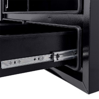 Built-in Drawers 1400mm x 600mm x 820mm Black OZY-1468AB 