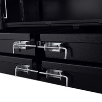 Built-in Drawers 1400mm x 600mm x 820mm Black OZY-1468FD-4B 