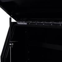 Full Lid 1400mm x 600mm x 820mm Black OZY-1468FDB-P - Perth Warehouse