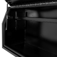 Full Lid 1700mm x 600mm x 820mm OZY-1768FDB-Q Black - Perth Warehouse