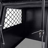 Dog Cage And Toolbox 1780mm x 700mm x 850mm Black OZY-HDBLK 