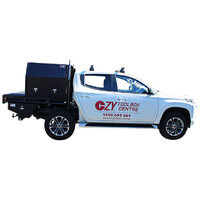 Full Lid 1000mm x 600mm x 820mm Black OZY-1068FDB 