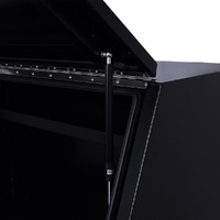 Full Lid 1400mm x 600mm x 820mm Black OZY-1468FDB-P - Perth Warehouse