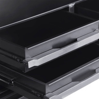 Full Lid Truck Toolbox with 6 Drawers - Flat Plate