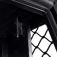 Aluminium Dog Cage - Black