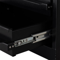 Aluminium 3 Drawer Unit - Black