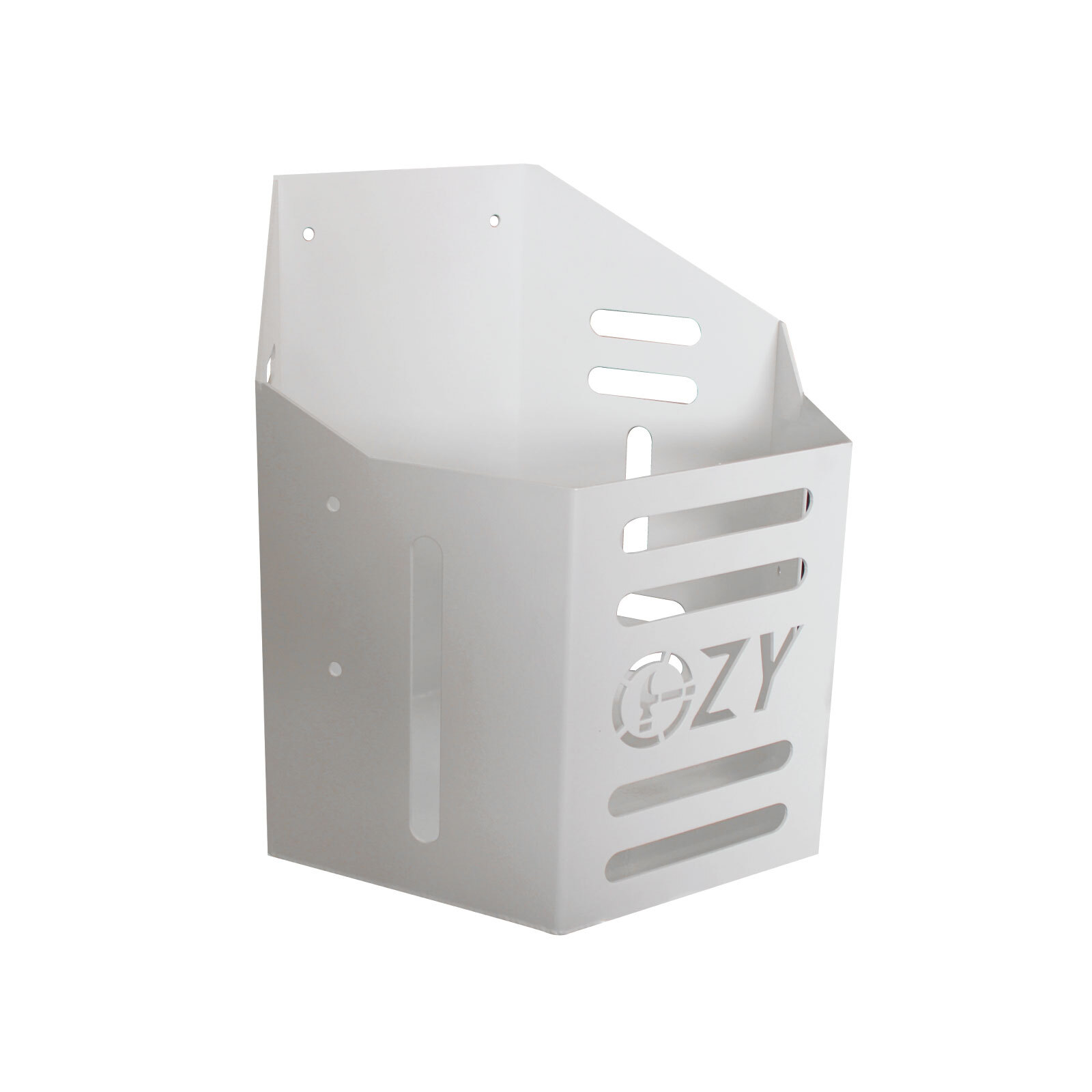 Heavy Duty Gas Bottle Holder LPG 9KG Suitable For Trailers, Caravan & Campers OZY-GB-W White