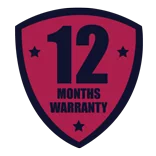 12 Months Warranty